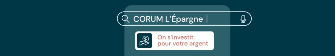 CORUM L'EPARGNE banner